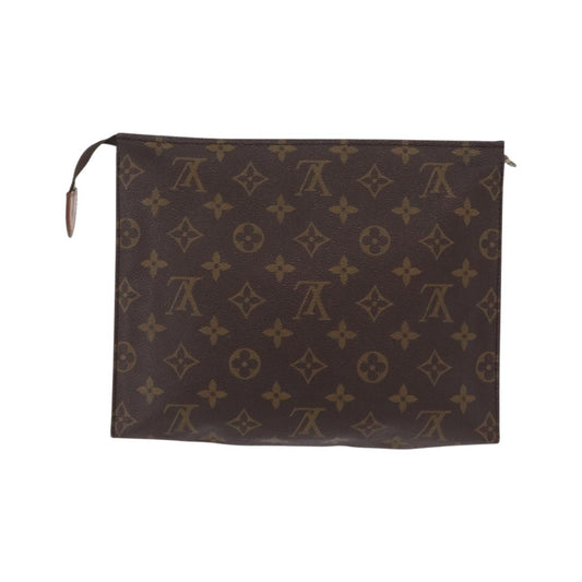 Louis Vuitton Toiletry Pouch Monogram Canvas, Brown, Canvas, Clutch