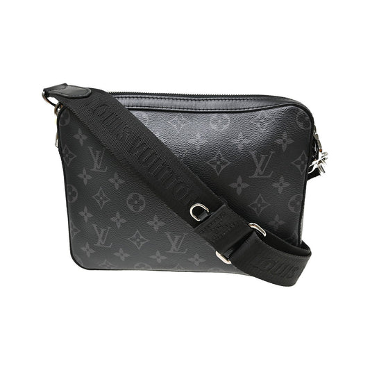 Louis Vuitton Trio Messenger Reverse Monogram Eclipse Canvas, Black, Canvas, Shoulder Bag