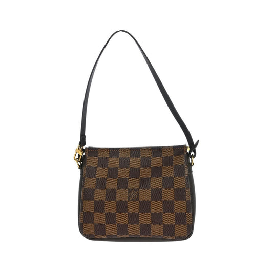 Louis Vuitton Trousse Make Up Damier Canvas, Brown, Canvas, Clutch