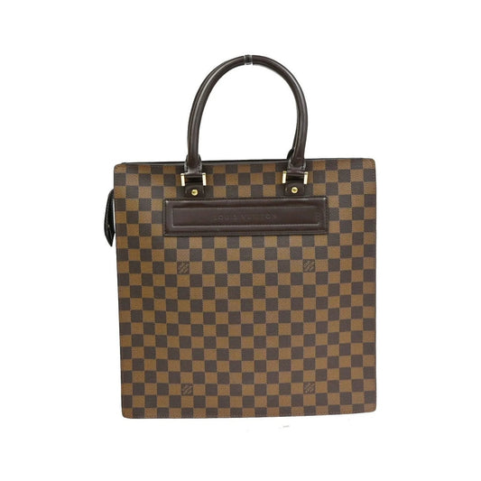 Louis Vuitton Venice Sac Plat Damier, Brown, Canvas, Tote Bag