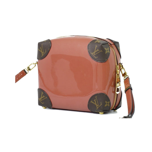 Louis Vuitton Venice Vernis with Monogram Canvas, Pink, Patent Leather, Shoulder Bag