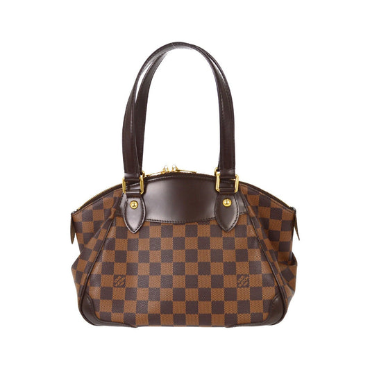 Louis Vuitton Verona Damier Ebene, Brown, Canvas, Handbag