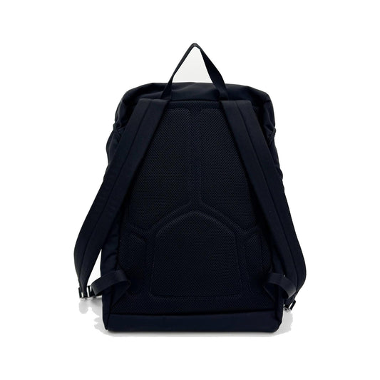 Prada Double Buckle Tessuto, Black, Nylon, Backpack