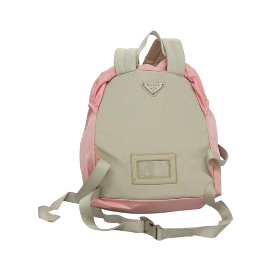 Prada Single Buckle Pocket Tessuto, Pink, Nylon, Backpack