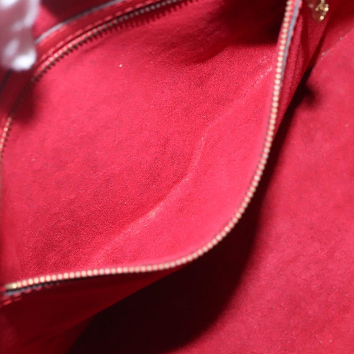 Louis Vuitton Lussac Handbag Epi Leather, RED, LEATHER, Shoulder bag