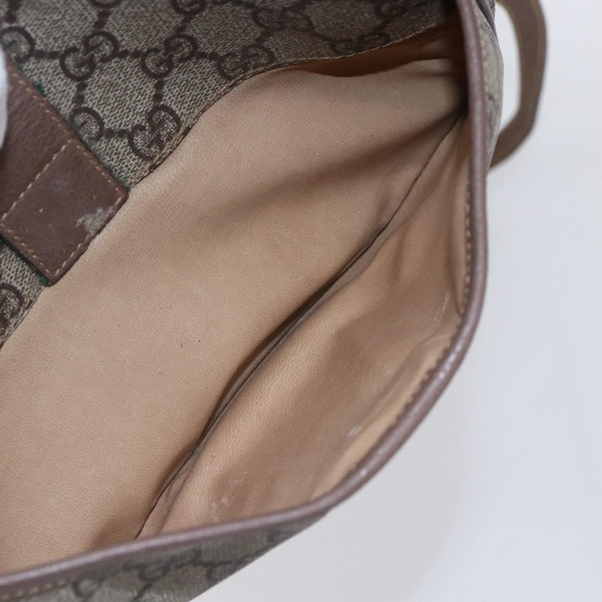 Gucci Vintage Web Crossbody Bag GG Canvas, BEIGE, CANVAS, Shoulder bag