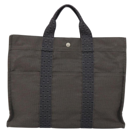 Hermes Fourre-tout Herline Fourre-tout Herline, GRAY, CANVAS, Tote bag