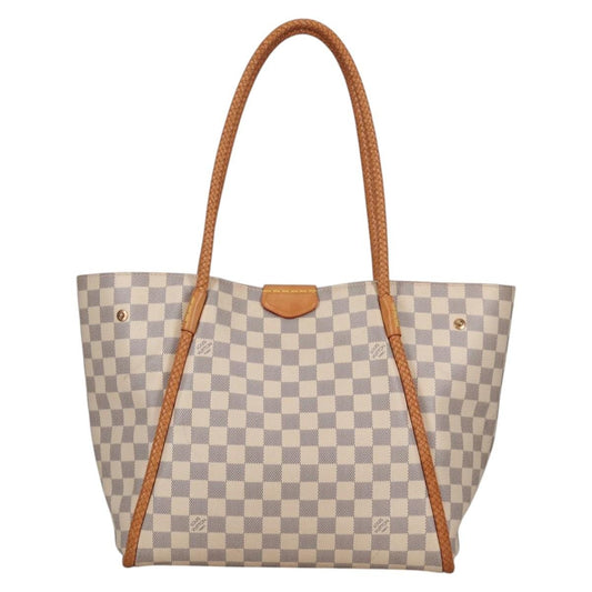 Louis Vuitton Propriano Handbag Damier, WHITE, CANVAS, Tote bag