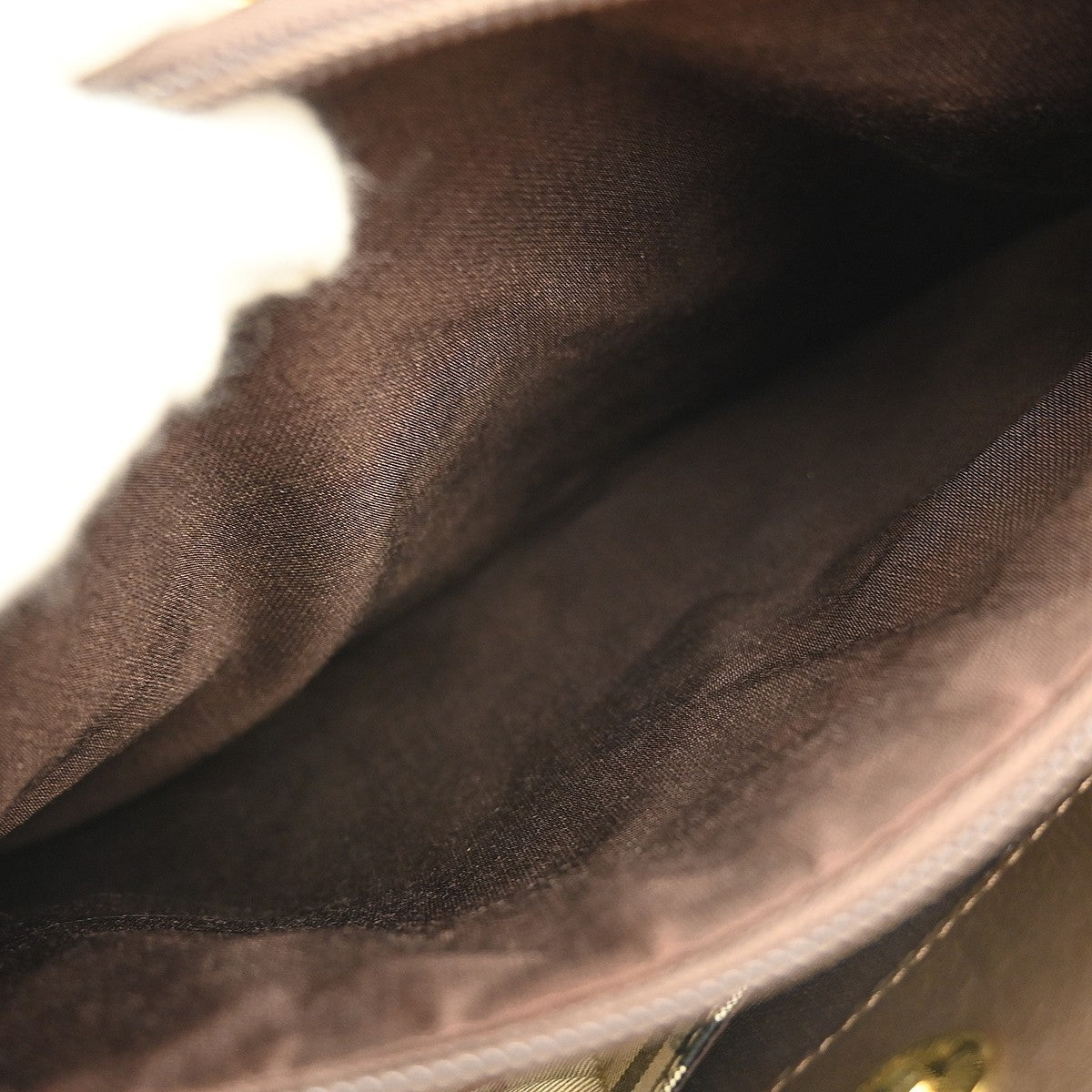 Burberry Vintage Handbag Leather, BROWN, LEATHER, Handbag