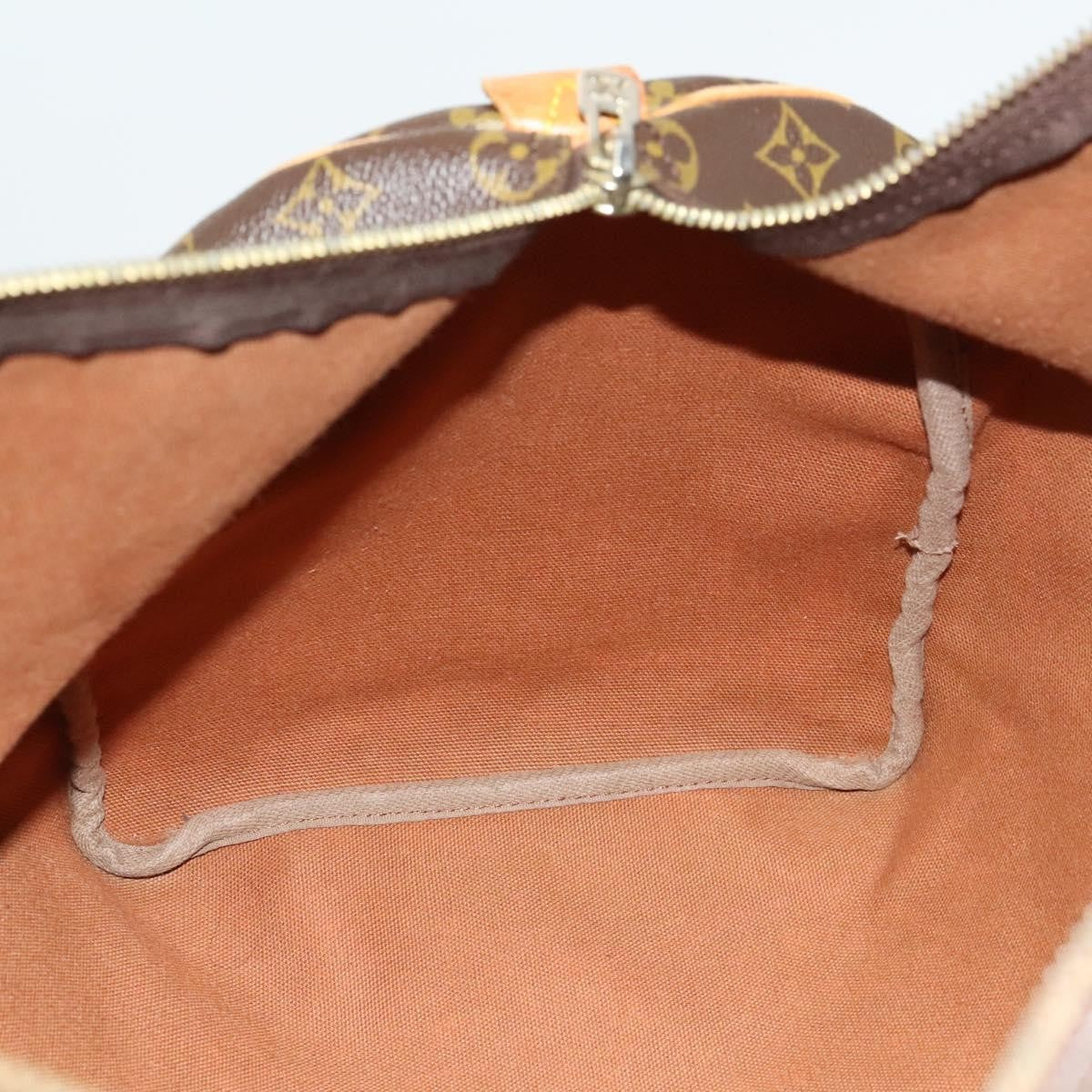 Louis Vuitton Keepall Bag Monogram Canvas, BROWN, CANVAS, Travel bag