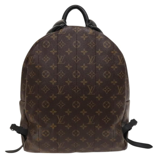Louis Vuitton Palm Springs Backpack Monogram Canvas, BROWN, CANVAS, Backpack