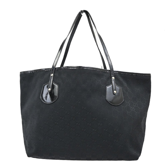 Gucci Jolie Tote GG Canvas, BLACK, CANVAS, Tote bag