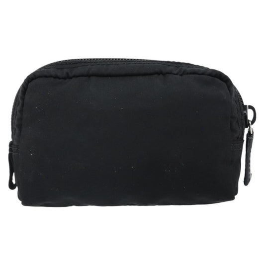 Prada Vintage Pouch Tessuto, BLACK, NYLON, Clutche & pouche