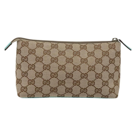 Gucci Vintage clutch Bag Canvas, BEIGE, CANVAS, Clutche & pouche