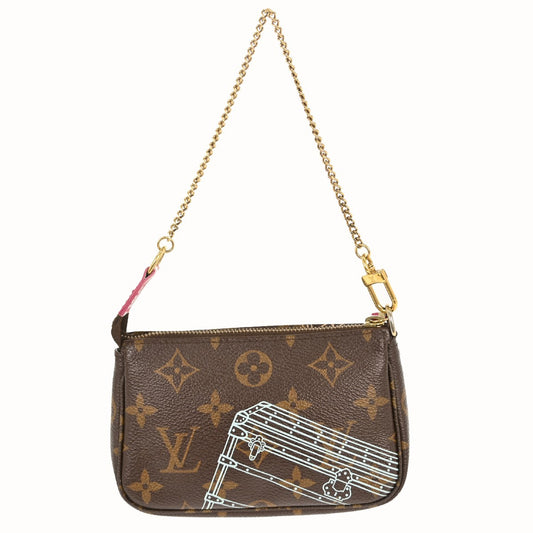 Louis Vuitton Pochette Accessoires Limited Edition Monogram Canvas, BROWN, CANVAS, Clutche & pouche