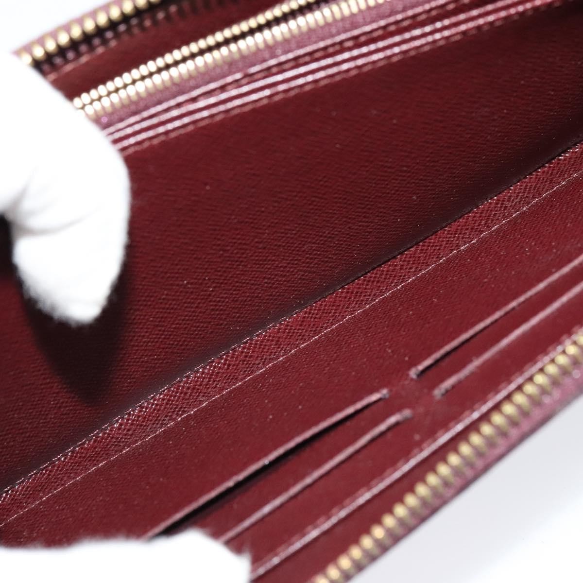 Louis Vuitton Zippy Wallet NM Damier Piet, RED, CANVAS, Wallets