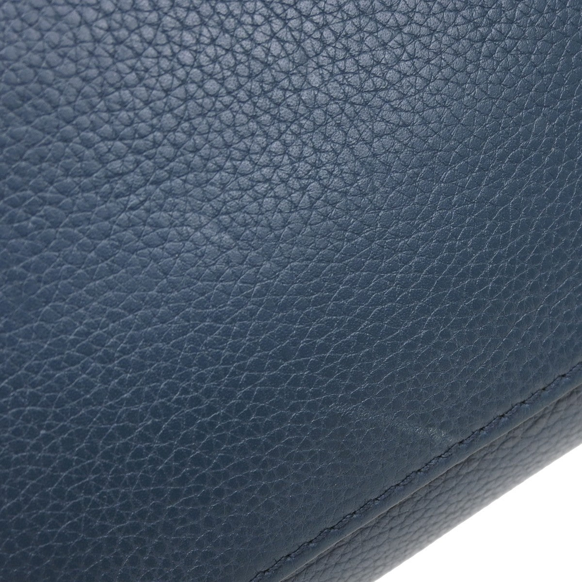 Celine Luggage Bag Smooth Leather, Blue, Leather, Tote Bag