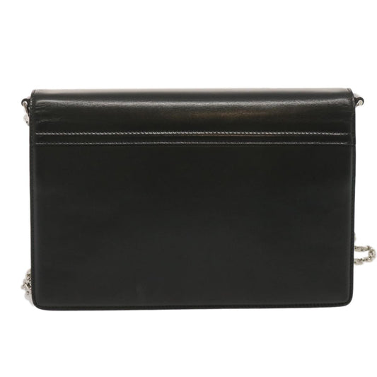Givenchy 4G Chain Crossbody Bag Leather, BLACK, LEATHER, Crossbody bag