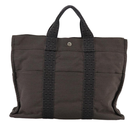 Hermes Fourre-tout Herline Fourre-tout Herline, GRAY, CANVAS, Tote bag