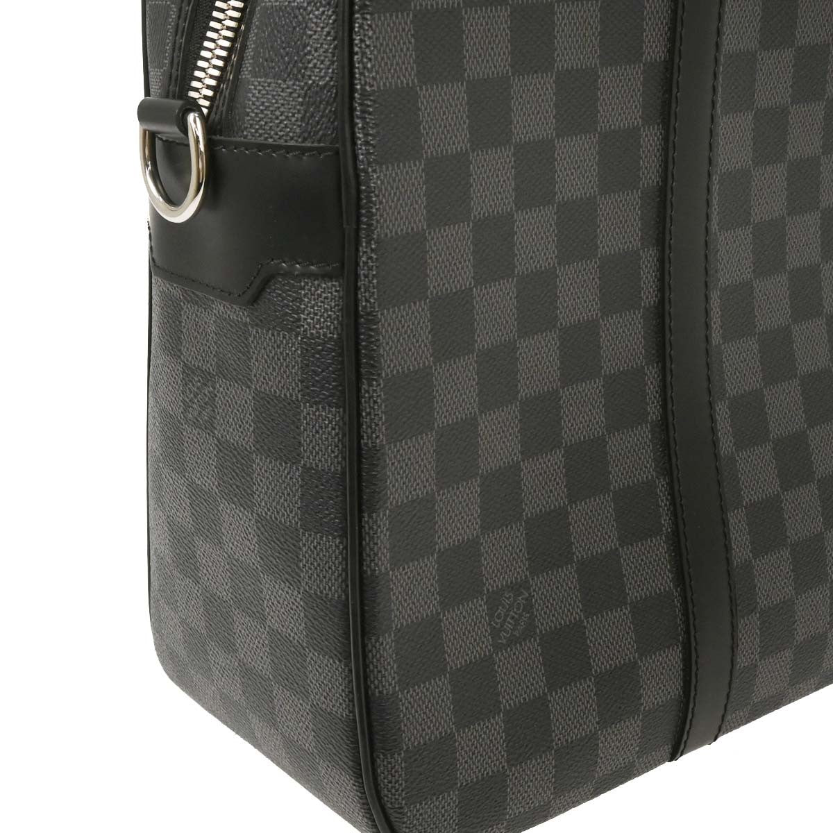 Louis Vuitton Jorn Briefcase Damier Graphite, BLACK, CANVAS, Briefcase