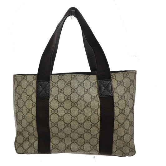 Gucci Belted Tote GG Coated Canvas, BROWN, CANVAS, Tote bag
