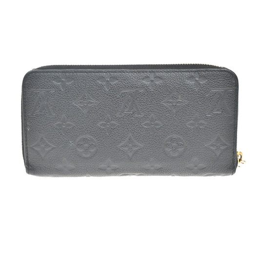 Louis Vuitton Zippy Wallet NM Leather Empreinte, BLACK, LEATHER, Wallets