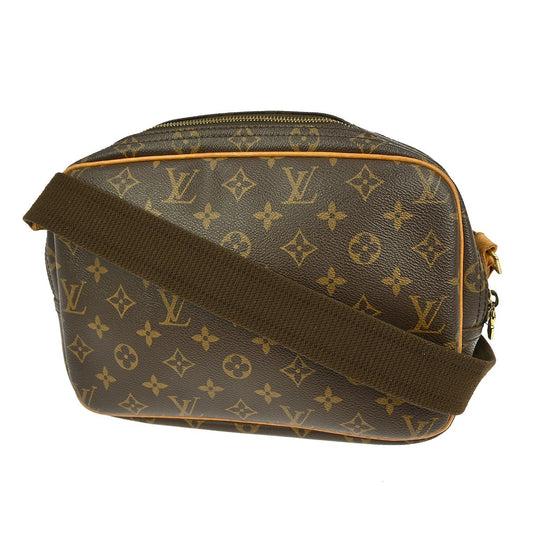 Louis Vuitton Reporter Bag Monogram Canvas, BROWN, CANVAS, Shoulder bag