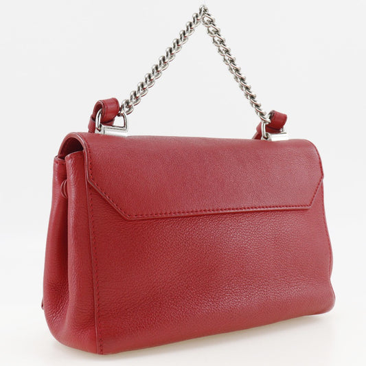 Louis Vuitton Lockme II Handbag Leather, RED, LEATHER, Shoulder bag