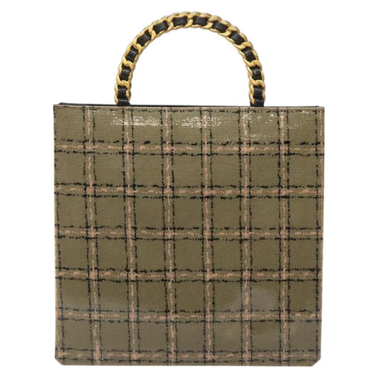 Chanel Chocolate bar tote Leather, BEIGE, LEATHER, Tote bag