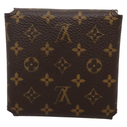 Louis Vuitton CASE JEWELRY BOX Canvas, BROWN, CANVAS, Wallets