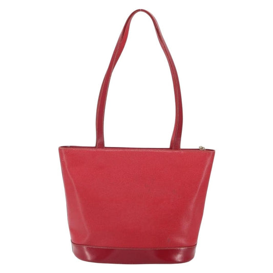 Burberry Vintage tote bag Leather, RED, LEATHER, Tote bag