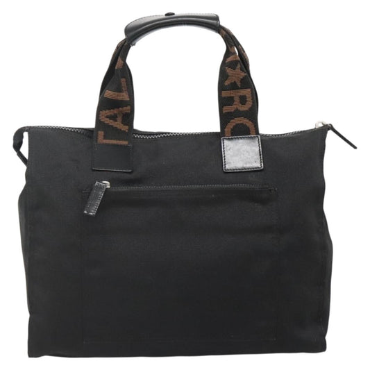 Fendi Vintage Convertible Logo Weekender Nylon, BLACK, CANVAS, Handbag