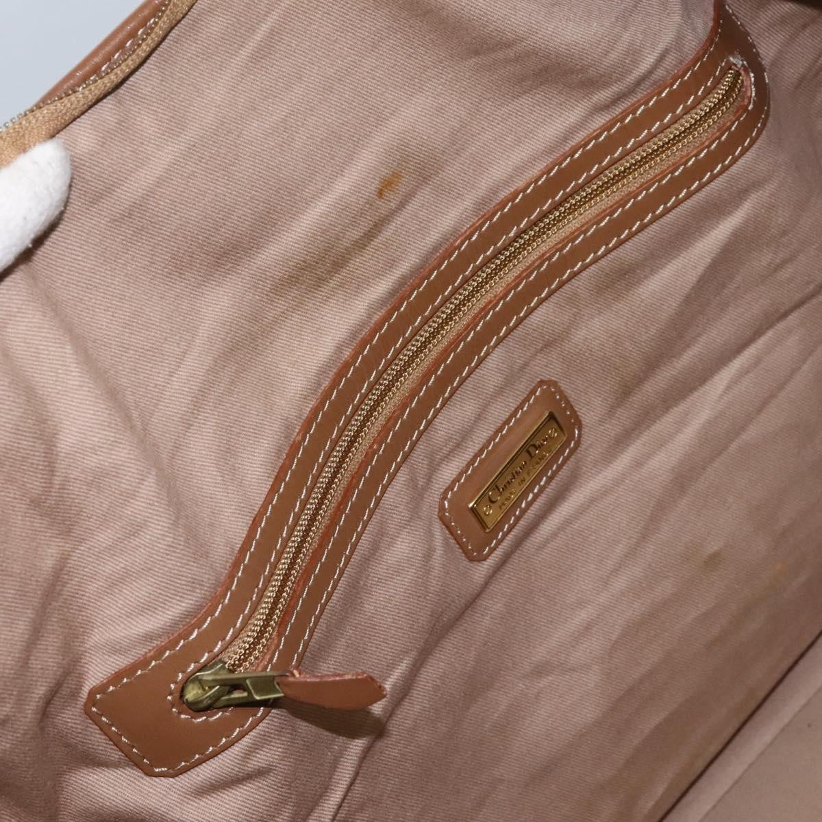 Christian Dior Vintage Honeycomb Boston bag Canvas and Leather, BLACK, CANVAS, Travel bag