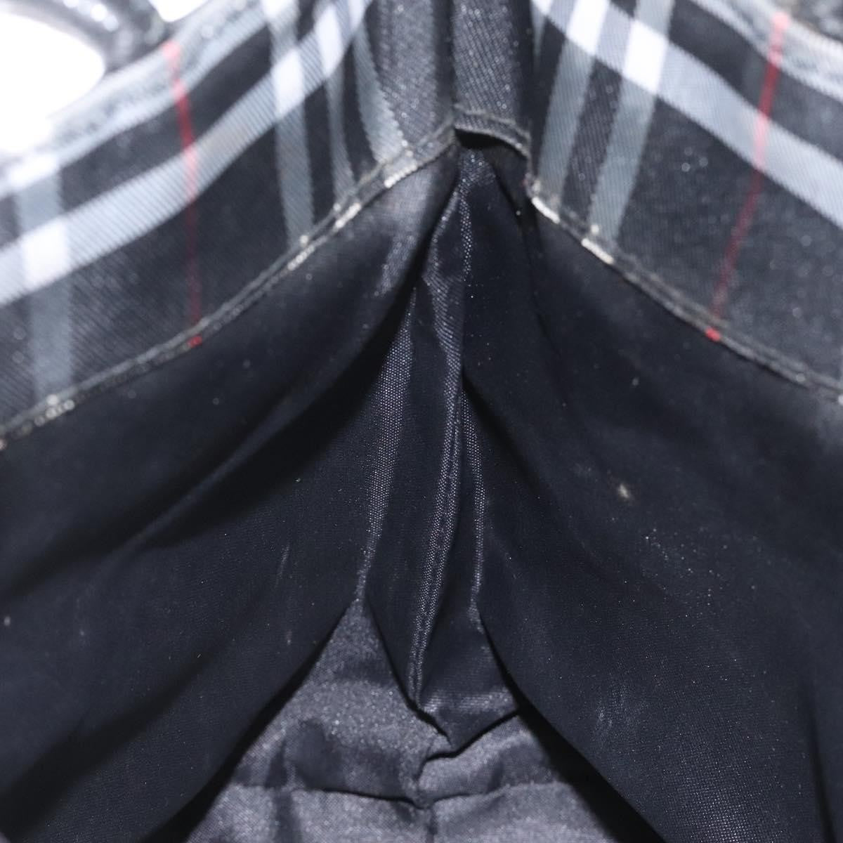 Burberry Nova Check Tote Nylon, BLACK, NYLON, Handbag