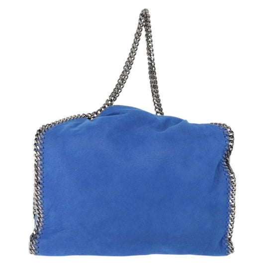 Stella McCartney Falabella Tote Shaggy Deer, BLUE, POLYESTER, Tote bag