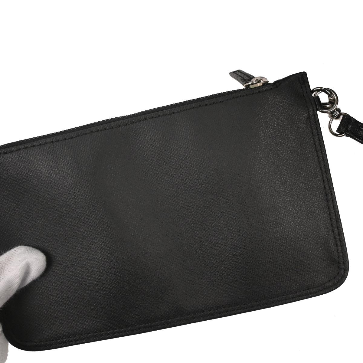 Chanel Biarritz Pocket Tote Quilted Coated Canvas, BLACK, CANVAS, Tote bag