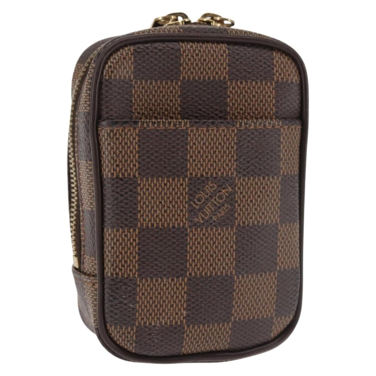 Louis Vuitton Etui Okapi Camera Case Damier, BROWN, CANVAS, Travel bag