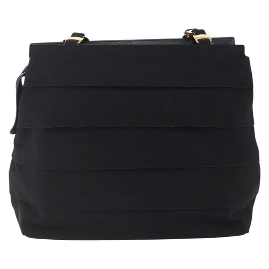 Salvatore Ferragamo Vala tote Canvas, NAVY, CANVAS, Tote bag