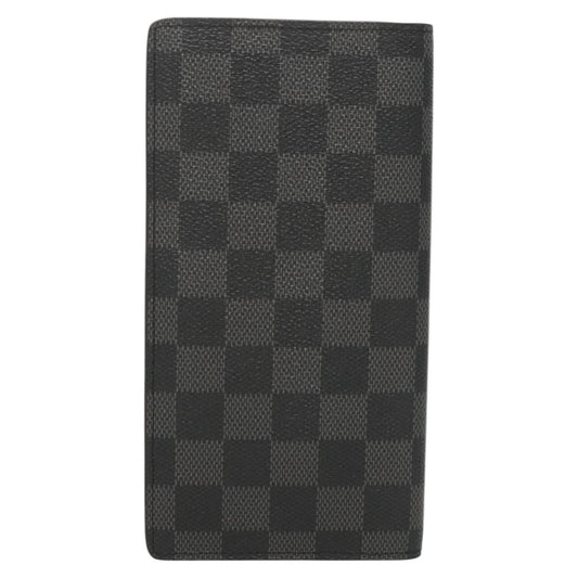 Louis Vuitton Brazza Long Bifold wallet Damier, GRAY, CANVAS, Wallets