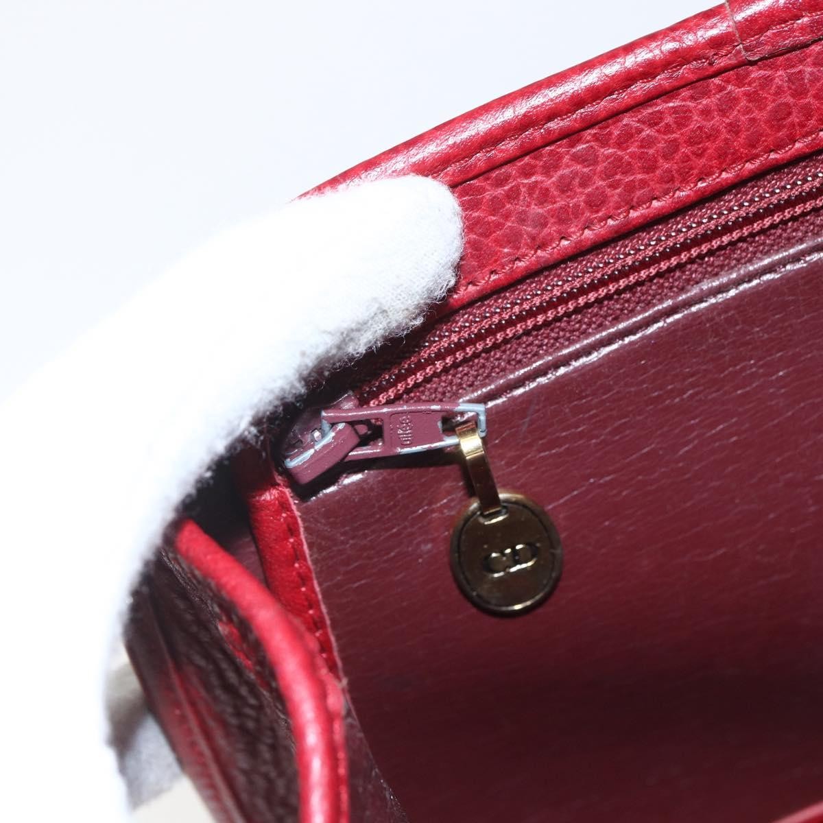 Christian Dior Vintage Handbag Leather, RED, LEATHER, Handbag