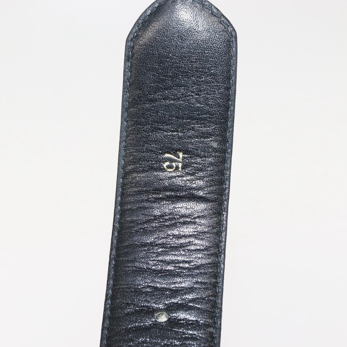 Celine Belt Leather with Metal, BLACK, LEATHER, Belts