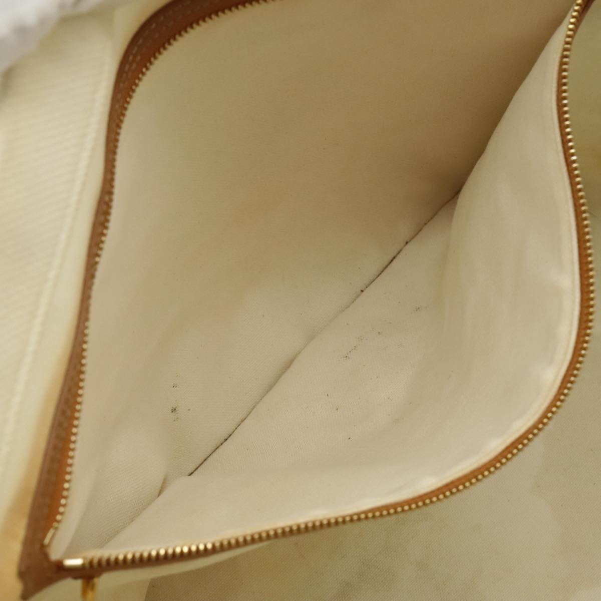 Celine Horizontal Cabas Tote Canvas with Leather, WHITE, CANVAS, Tote bag