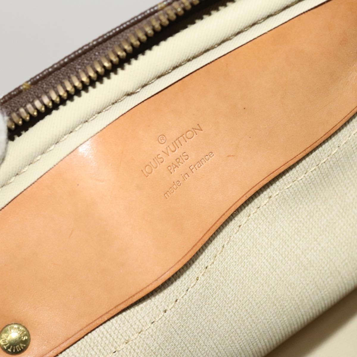 Louis Vuitton Alize Bag Monogram Canvas, BROWN, CANVAS, Travel bag