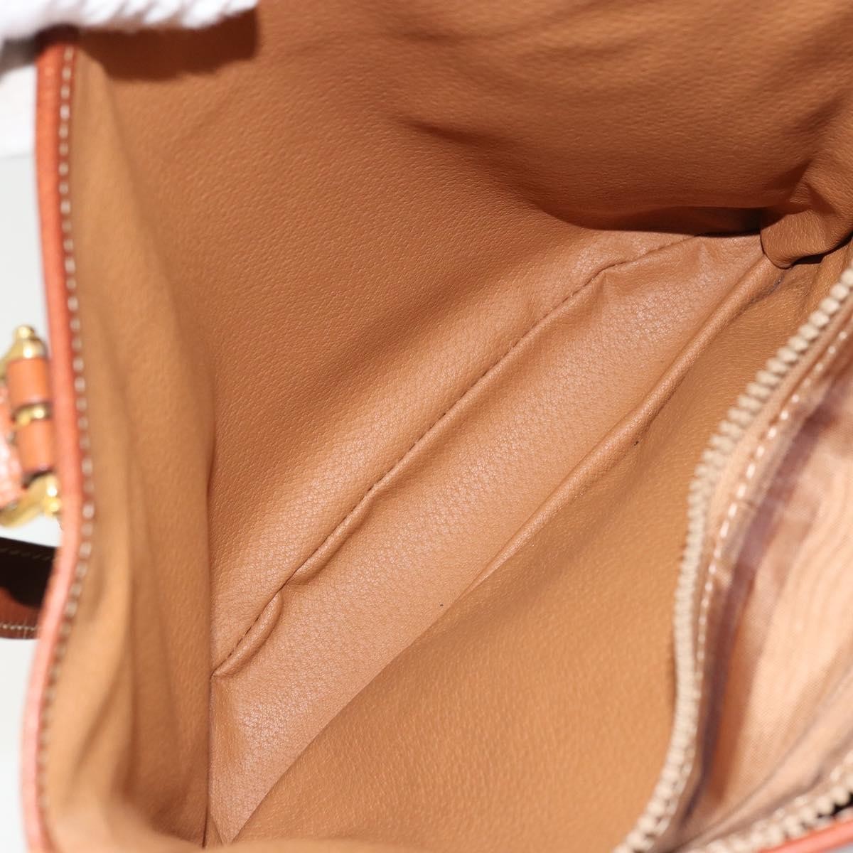 Celine Vintage Macadam Tote bag Canvas and Leather, Brown, Canvas, Tote Bag