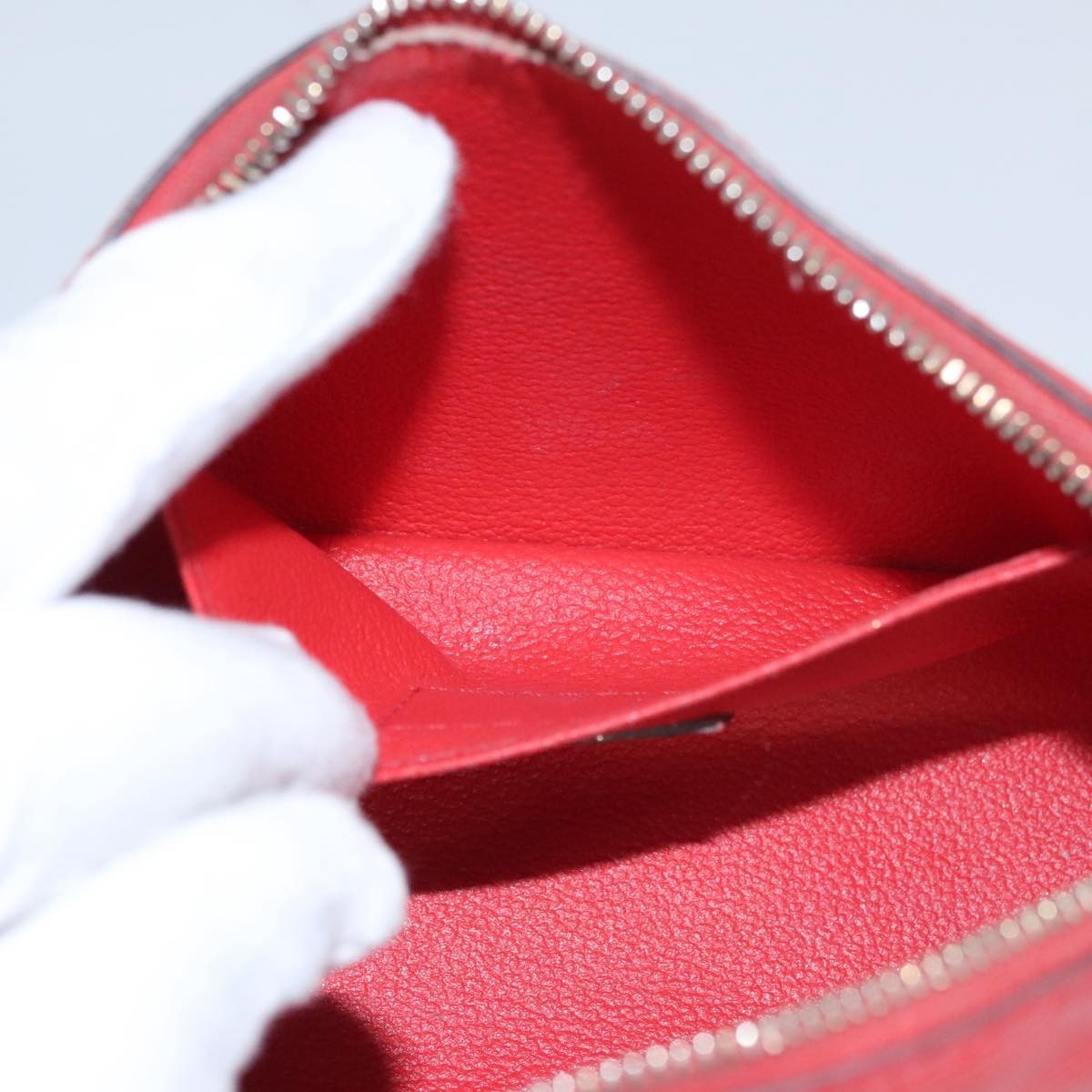 Louis Vuitton Cosmetic Pouch Epi Leather, RED, LEATHER, Clutche & pouche