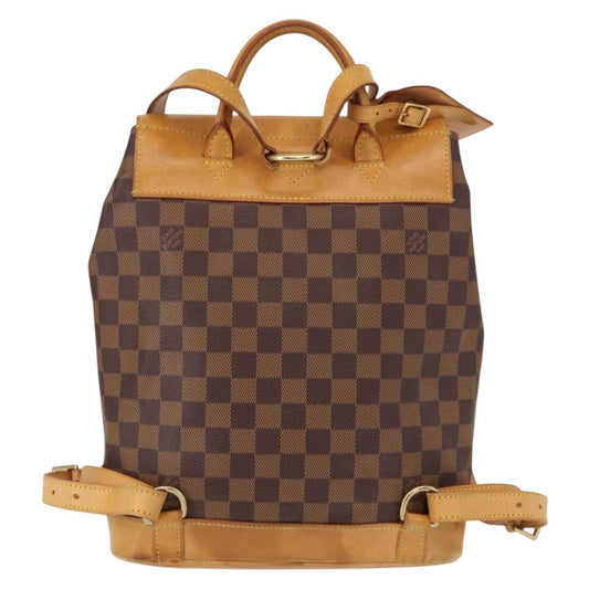 Louis Vuitton Arlequin Backpack Damier, BROWN, CANVAS, Backpack