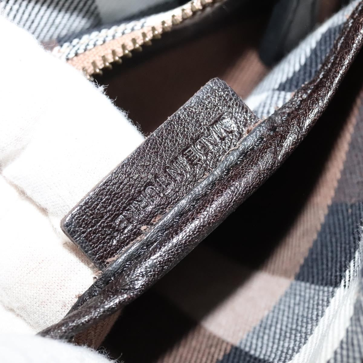 Burberry Vintage Shoulder Bag Leather, BROWN, LEATHER, Shoulder bag