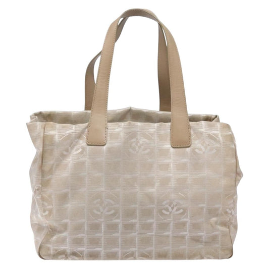 Chanel Travel Line Tote Nylon, BEIGE, NYLON, Tote bag