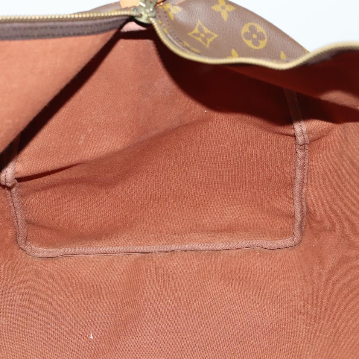 Louis Vuitton Keepall Bag Monogram Canvas, BROWN, CANVAS, Travel bag