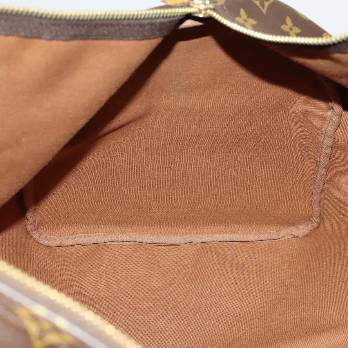 Louis Vuitton Keepall Bag Monogram Canvas, BROWN, CANVAS, Travel bag